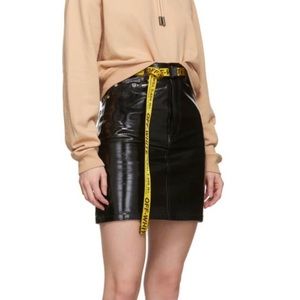 off white mini industrial belt